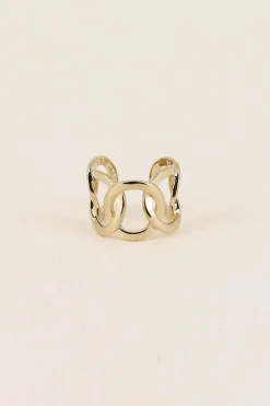 Philippe Audibert Bague Colombus Dore Discount