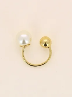 Philippe Audibert Bague Dina Perle Gm Dore Online