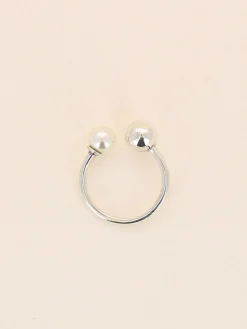 Philippe Audibert Bague Dina Perle Pm Argente Best Sale