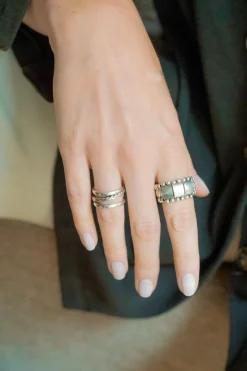 Philippe Audibert Bague Fillan Right Argente New