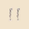 Philippe Audibert Boucles D'Oreilles Angela Perle Argente Flash Sale