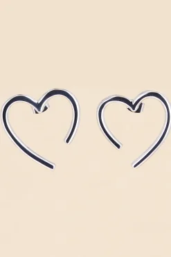 Philippe Audibert Boucles D'Oreilles Coeur Argente Cheap