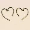 Philippe Audibert Boucles D'Oreilles Coeur Dore Fashion
