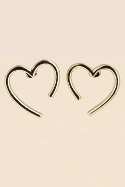 Philippe Audibert Boucles D'Oreilles Coeur Dore Fashion