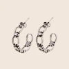 Philippe Audibert Boucles D'Oreilles Creole Isa Argente Sale