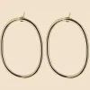 Philippe Audibert Boucles D'Oreilles Jenny Xl Dore Cheap