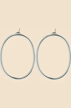 Philippe Audibert Boucles D'Oreilles Jenny Xl Argente Outlet