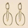 Philippe Audibert Boucles D'Oreilles Patxi Lisse Dore Outlet