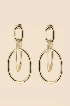 Philippe Audibert Boucles D'Oreilles Patxi Lisse Dore Outlet