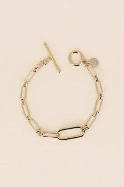 Philippe Audibert Bracelet Ena Double Dore Cheap