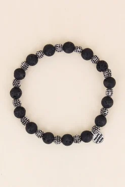 Philippe Audibert Bracelet Homme Myly Perles De Lave Best Sale