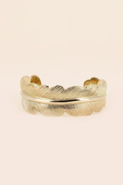 Philippe Audibert Bracelet Plume Dore Sale