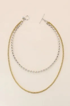 Philippe Audibert Collier Virgil Double Bicolore Outlet