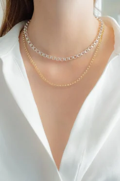 Philippe Audibert Collier Virgil Double Bicolore Outlet