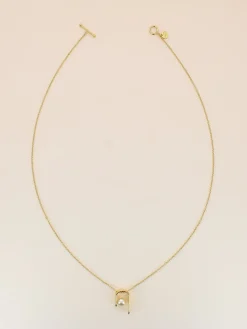 Philippe Audibert Sautoir Karla Perle Dore Outlet